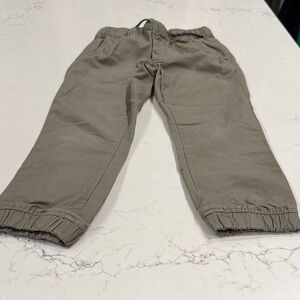 Gap kids Elastic Waist Pants; olive green.